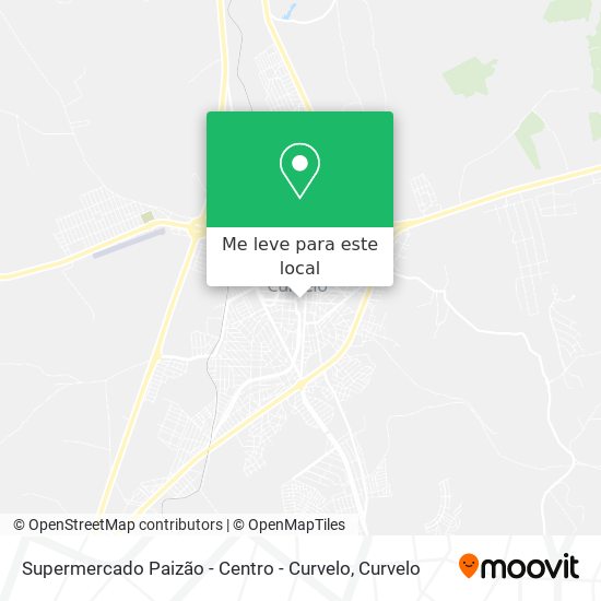 Supermercado Paizão - Centro - Curvelo mapa