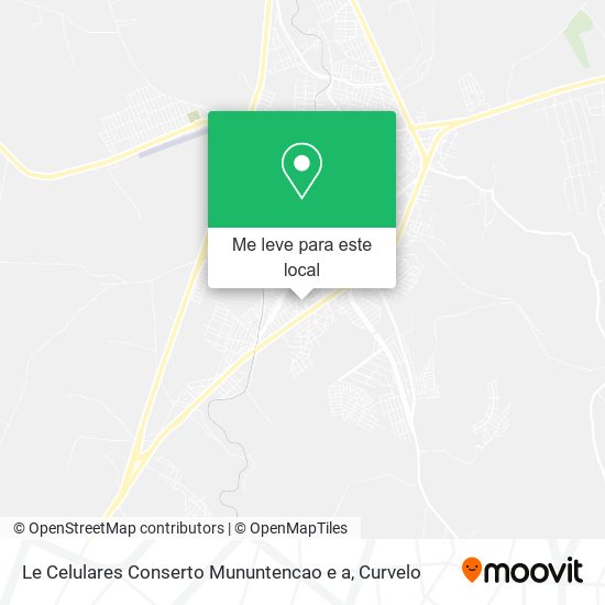 Le Celulares Conserto Mununtencao e a mapa