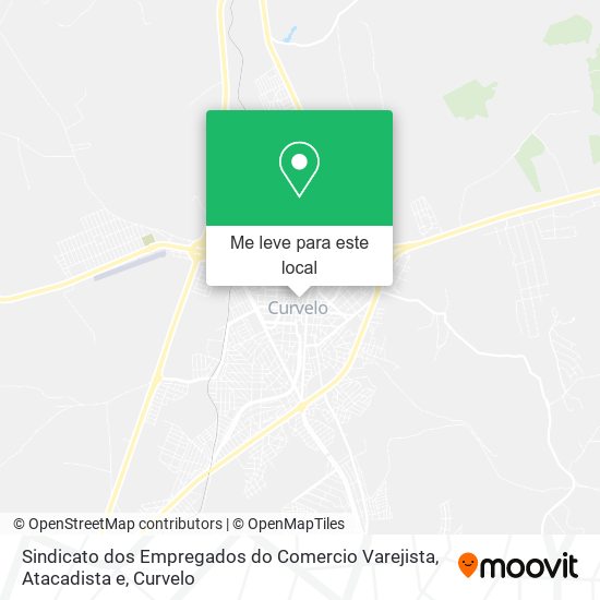 Sindicato dos Empregados do Comercio Varejista, Atacadista e mapa