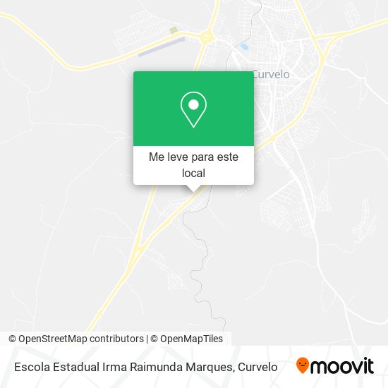 Escola Estadual Irma Raimunda Marques mapa