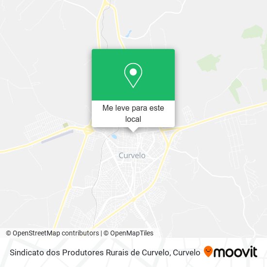 Sindicato dos Produtores Rurais de Curvelo mapa