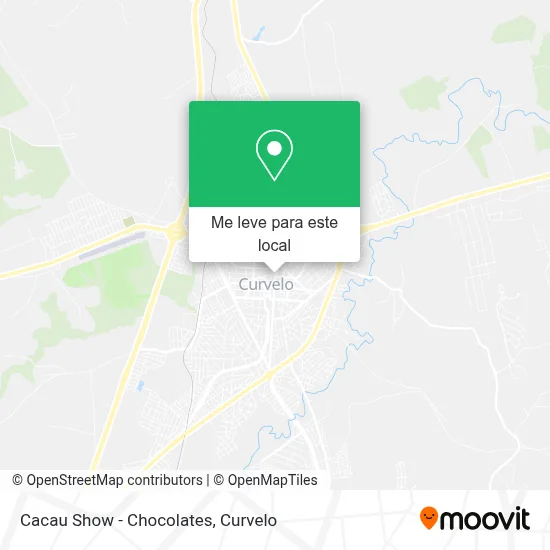 Cacau Show - Chocolates mapa