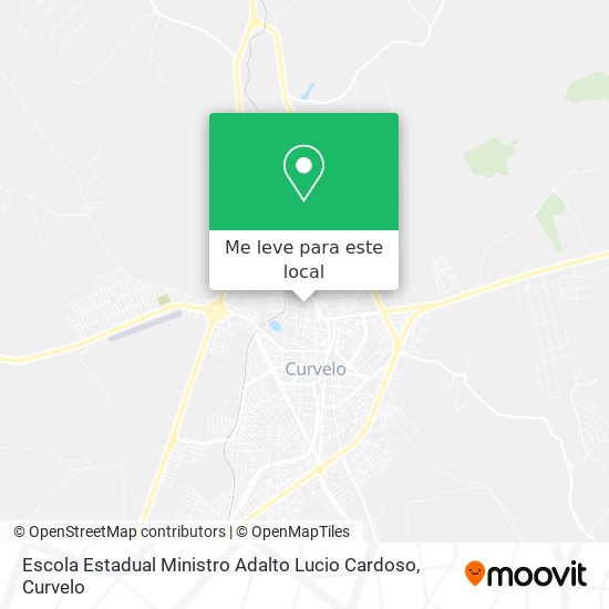 Escola Estadual Ministro Adalto Lucio Cardoso mapa
