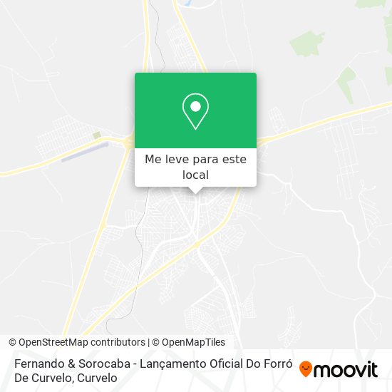 Fernando & Sorocaba - Lançamento Oficial Do Forró De Curvelo mapa