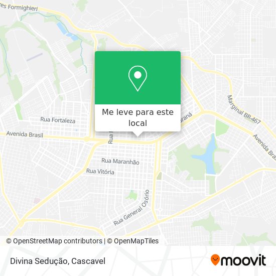 Divina Sedução mapa