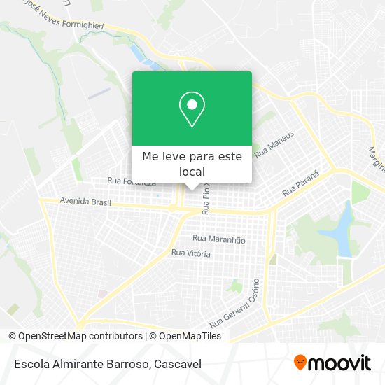 Escola Almirante Barroso mapa