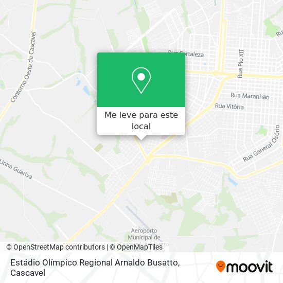 Estádio Olímpico Regional Arnaldo Busatto mapa