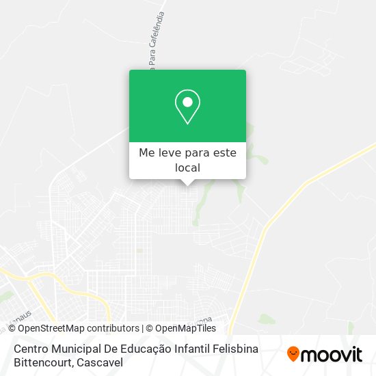 Centro Municipal De Educação Infantil Felisbina Bittencourt mapa