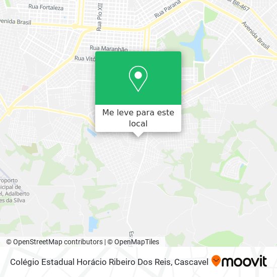 Colégio Estadual Horácio Ribeiro Dos Reis mapa