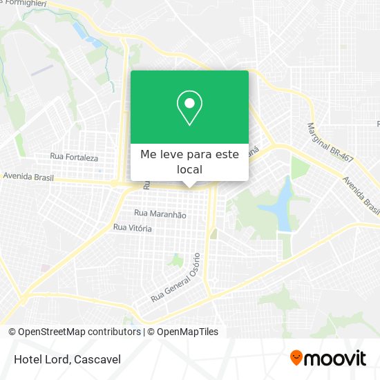 Hotel Lord mapa