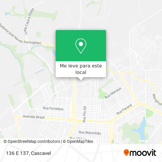 136 E 137 mapa