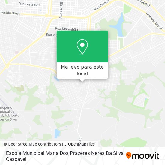 Escola Municipal Maria Dos Prazeres Neres Da Silva mapa