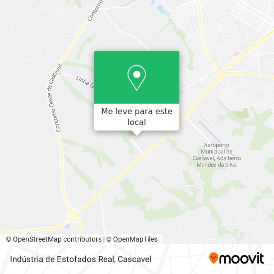 Indústria de Estofados Real mapa