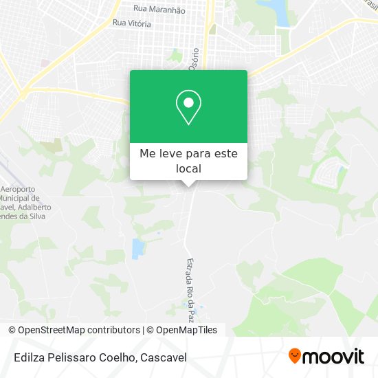 Edilza Pelissaro Coelho mapa