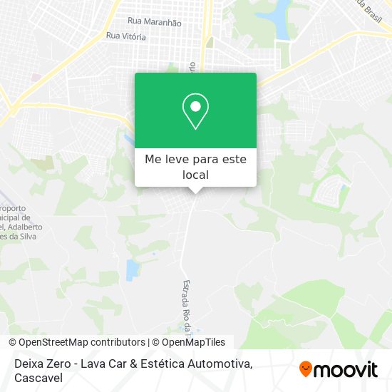 Deixa Zero - Lava Car & Estética Automotiva mapa