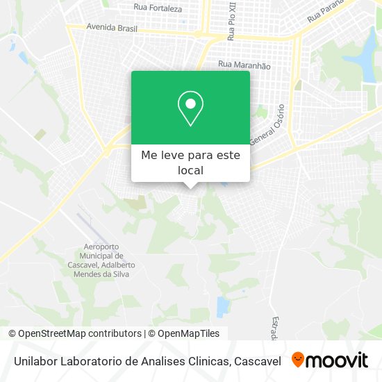 Unilabor Laboratorio de Analises Clinicas mapa
