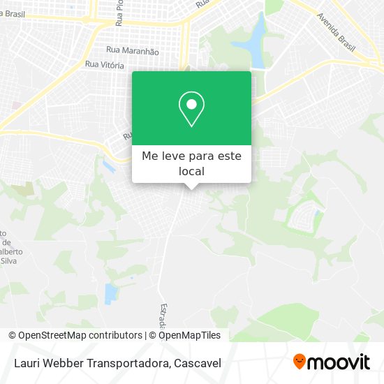 Lauri Webber Transportadora mapa