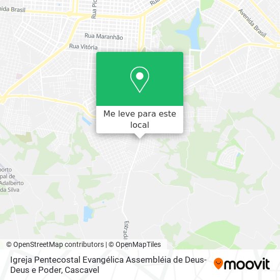 Igreja Pentecostal Evangélica Assembléia de Deus-Deus e Poder mapa