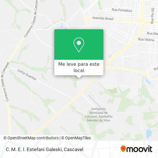 C. M. E. I. Estefani Galeski mapa