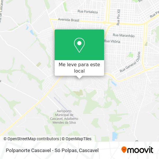 Polpanorte Cascavel - Só Polpas mapa