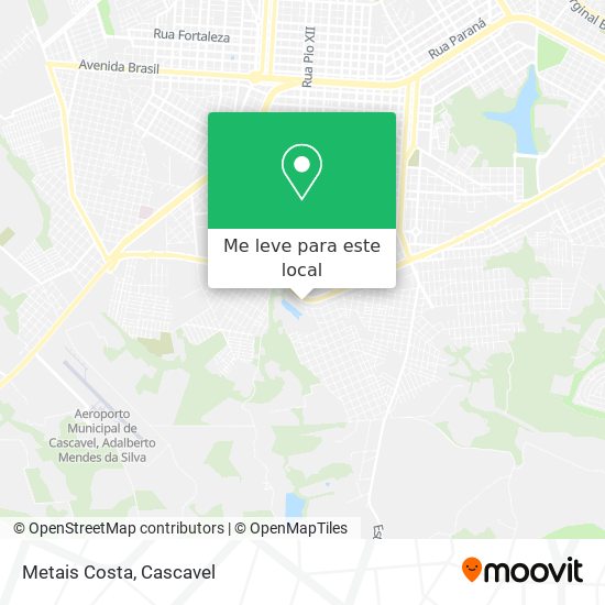 Metais Costa mapa