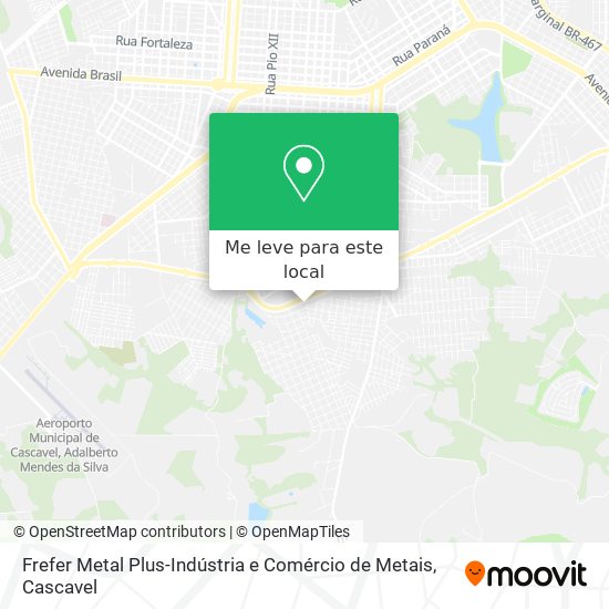 Frefer Metal Plus-Indústria e Comércio de Metais mapa