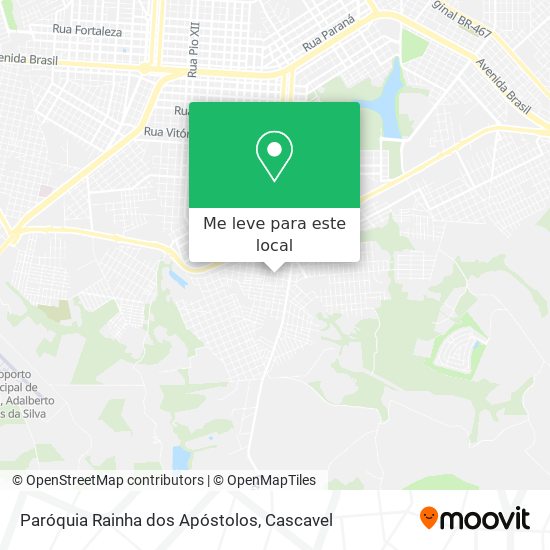 Paróquia Rainha dos Apóstolos mapa