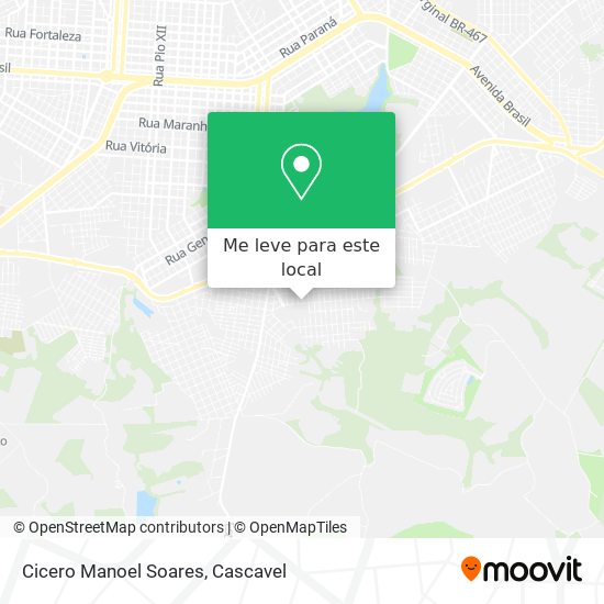 Cicero Manoel Soares mapa