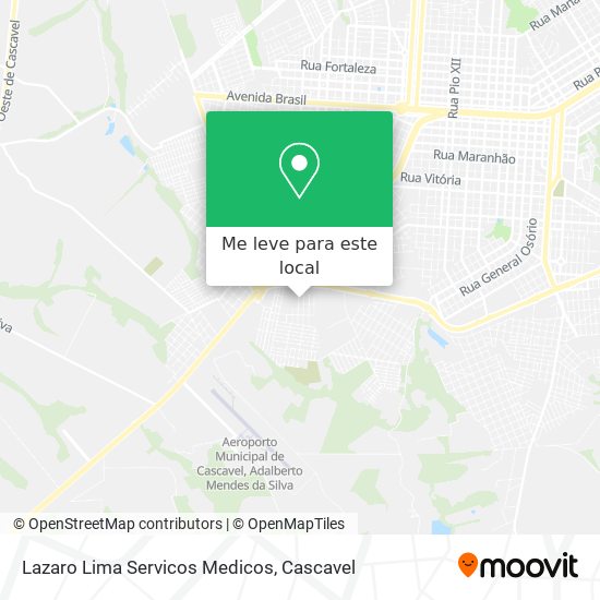 Lazaro Lima Servicos Medicos mapa