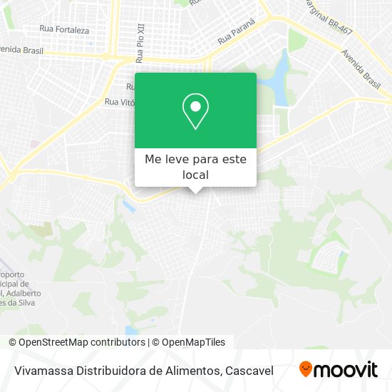 Vivamassa Distribuidora de Alimentos mapa