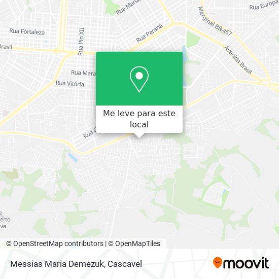 Messias Maria Demezuk mapa