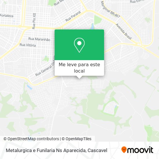 Metalurgica e Funilaria Ns Aparecida mapa