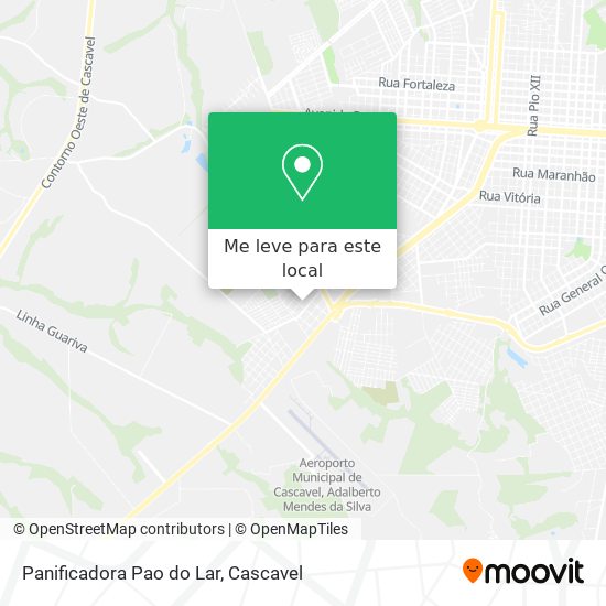 Panificadora Pao do Lar mapa