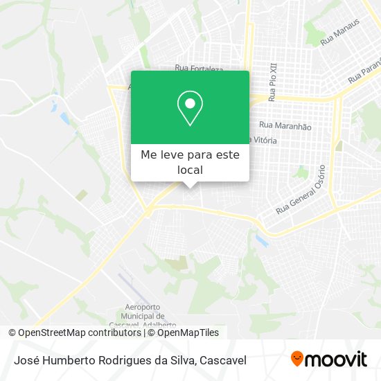 José Humberto Rodrigues da Silva mapa