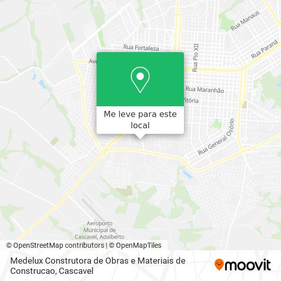 Medelux Construtora de Obras e Materiais de Construcao mapa