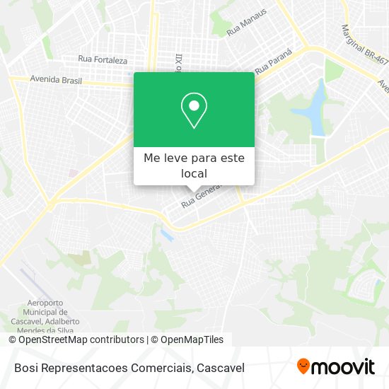 Bosi Representacoes Comerciais mapa