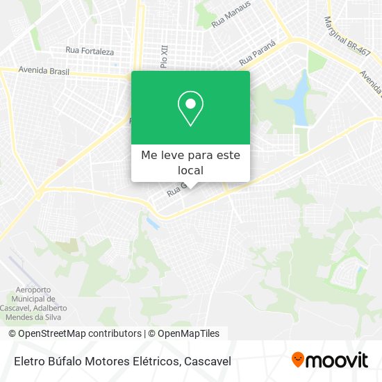 Eletro Búfalo Motores Elétricos mapa