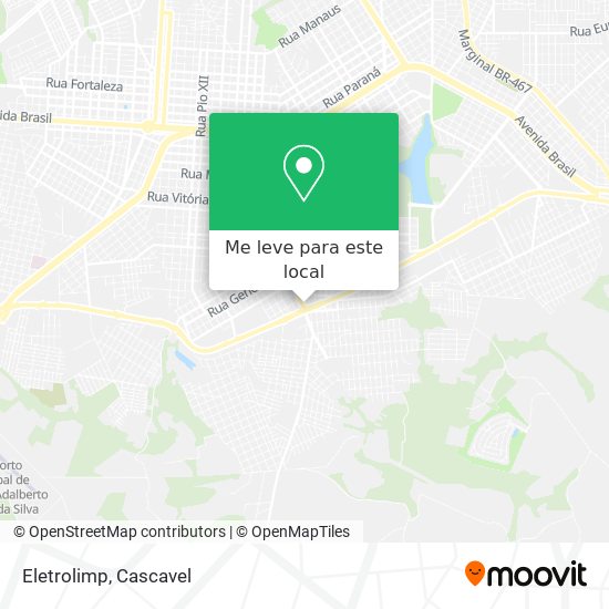 Eletrolimp mapa