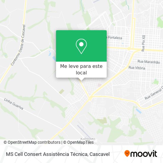 MS Cell Consert Assistência Técnica mapa
