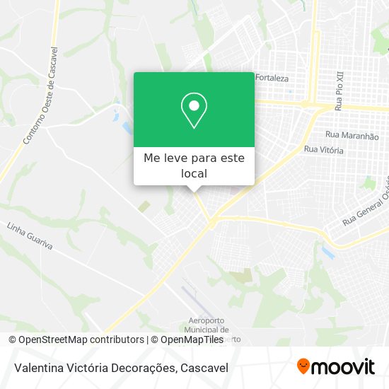 Valentina Victória Decorações mapa