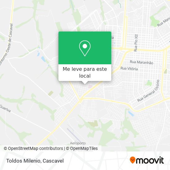 Toldos Milenio mapa