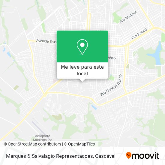 Marques & Salvalagio Representacoes mapa