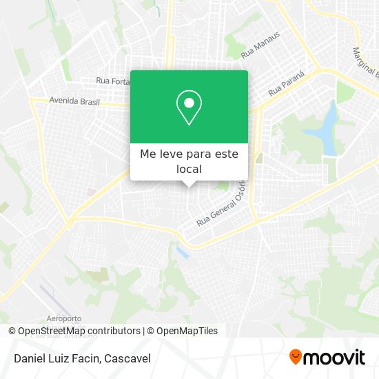 Daniel Luiz Facin mapa