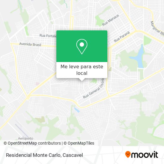 Residencial Monte Carlo mapa