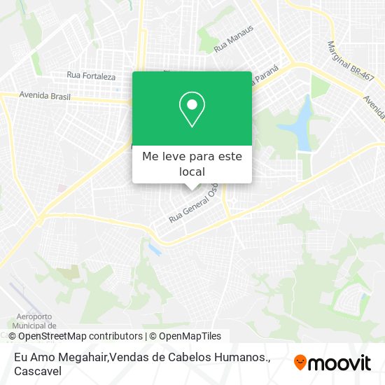 Eu Amo Megahair,Vendas de Cabelos Humanos. mapa