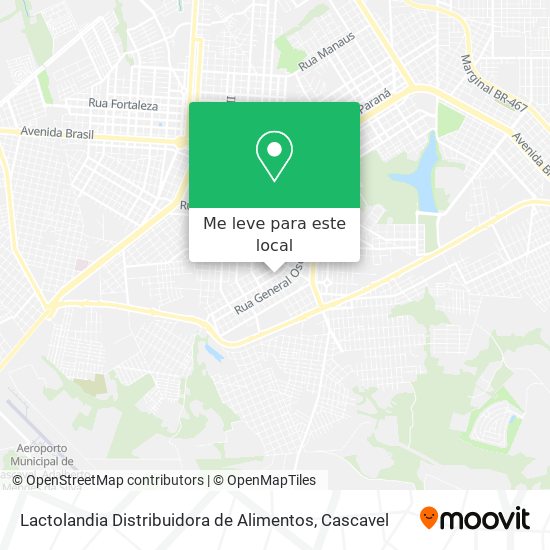 Lactolandia Distribuidora de Alimentos mapa