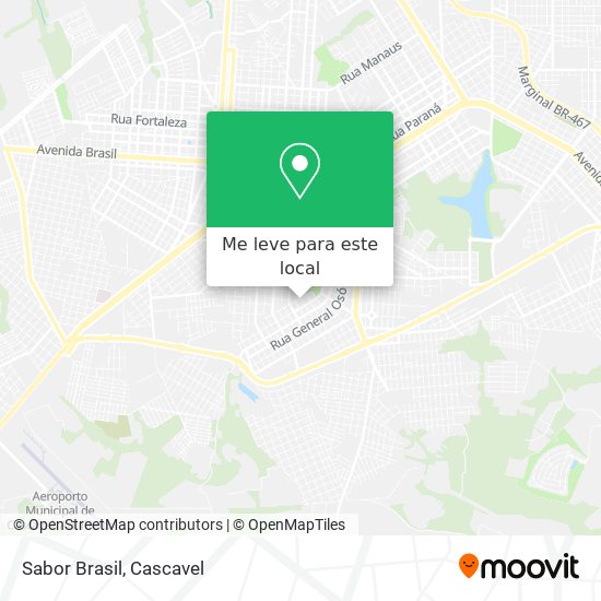 Sabor Brasil mapa