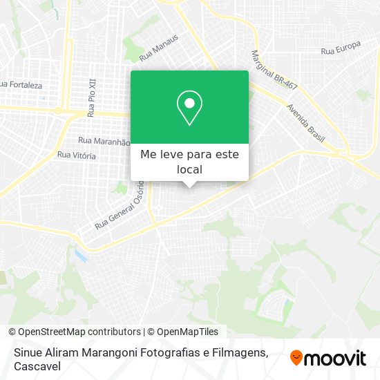 Sinue Aliram Marangoni Fotografias e Filmagens mapa