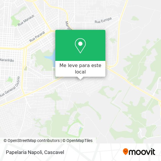 Papelaria Napoli mapa