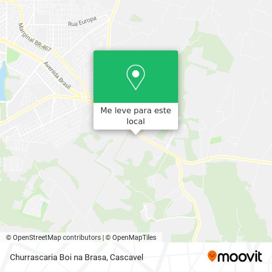 Churrascaria Boi na Brasa mapa